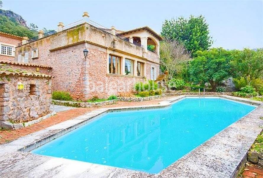 Finca señorial única con 56ha de terreno en Sierra de Tramuntana
