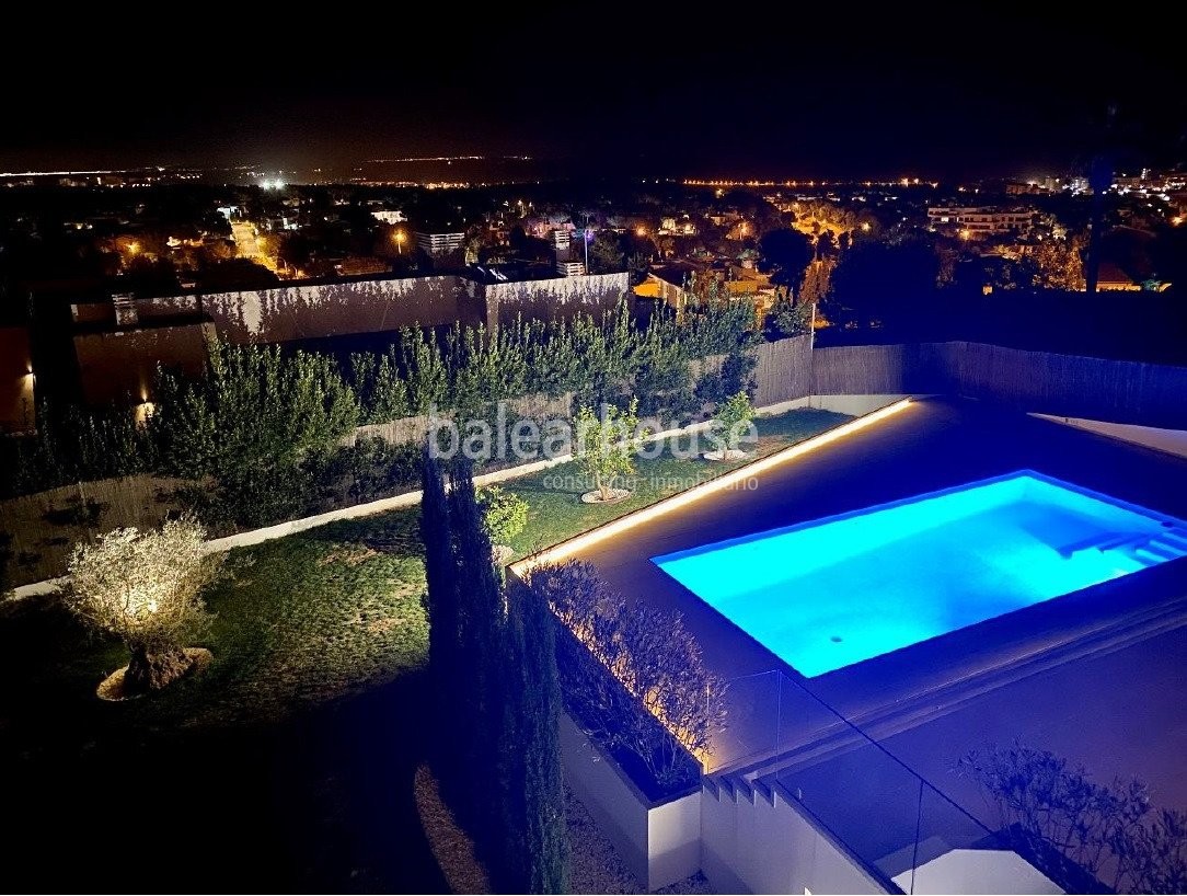 Espectacular villa de diseño con preciosas vistas panorámicas en Nova Santa Ponsa